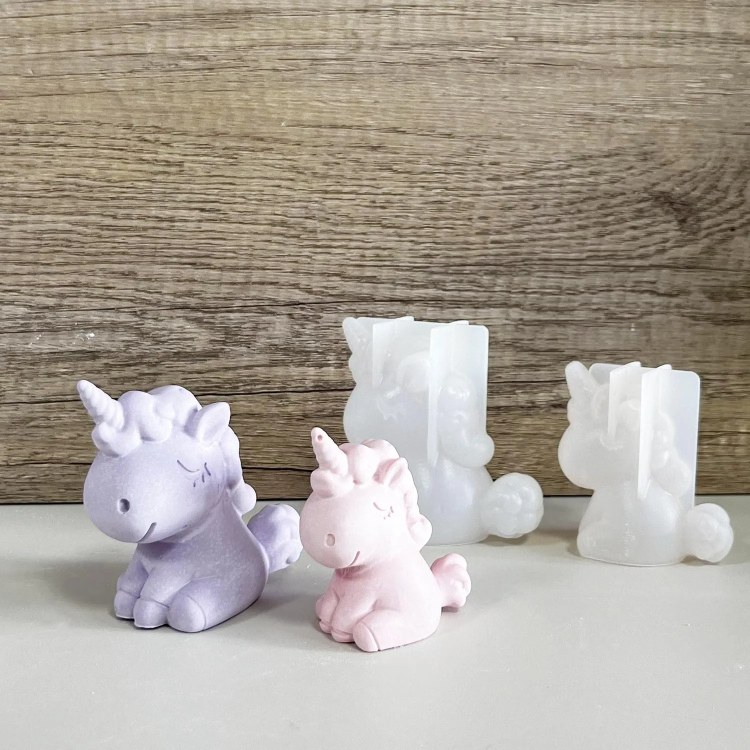 Candle Making Supplies Online - 3d geométrico silicone unicórnio gato veado
