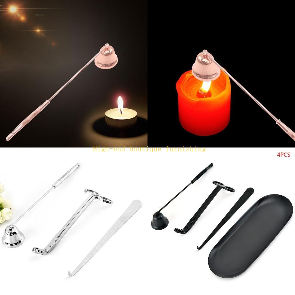 Wick Dipper Tool - 4 pçs conjunto acessórios vela snuffer