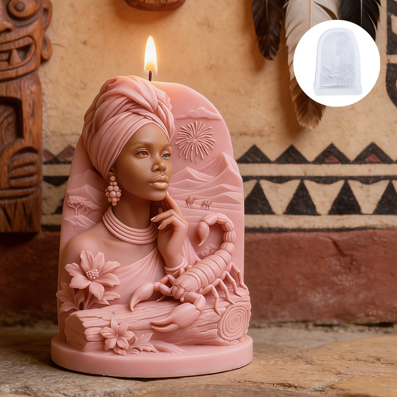 Candle. Queen - Molde de Silicone para Velas e