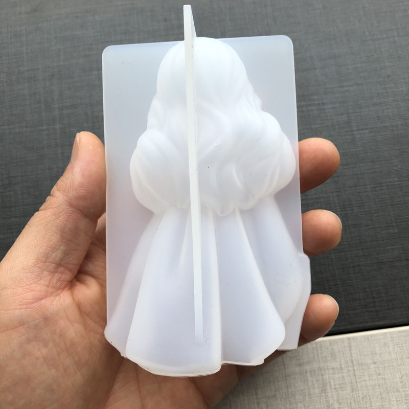 3d bonito princesa silicone ve - Candle Making Supplies Online avaliação e preço