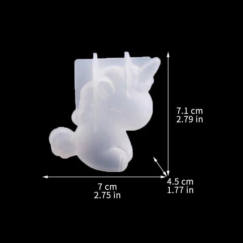 3d geométrico silicone unicórn - Candle Making Supplies Online avaliação e preço