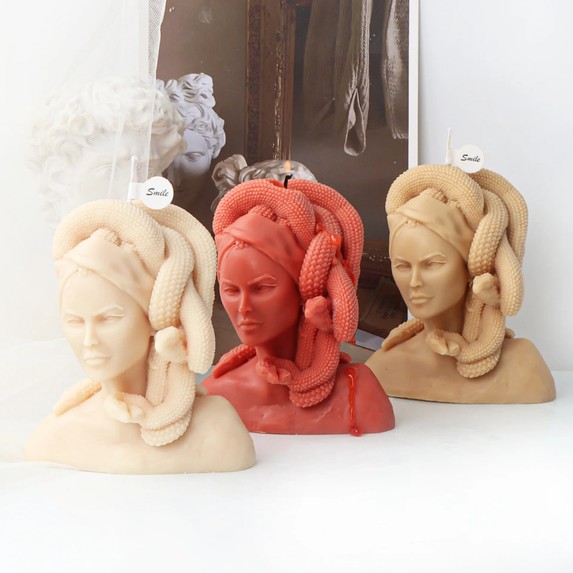 Diy meio corpo crânio cabeça r - Candle. Queen avaliação e preço