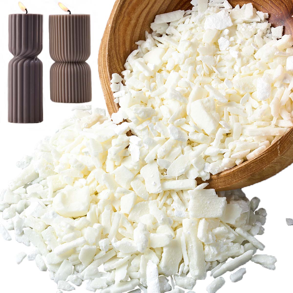 1 libras de cera de soja branc - Candle Making Supplies Online avaliação e preço