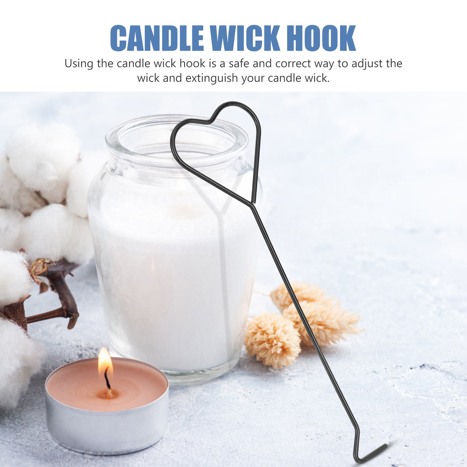 4 Peças Gancho de Ferro Premiu - Wick Dipper Tool avaliação e preço