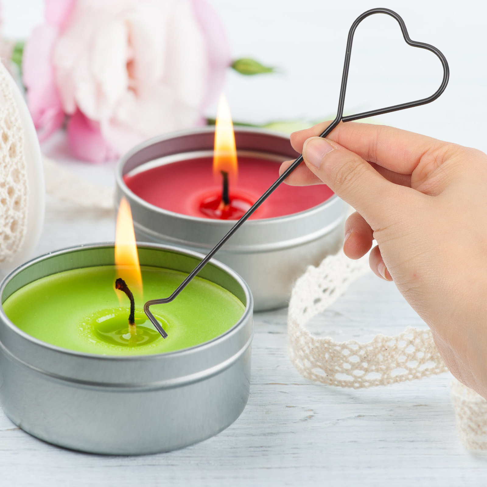 4 Peças Gancho de Ferro Premiu - Wick Dipper Tool avaliação e preço