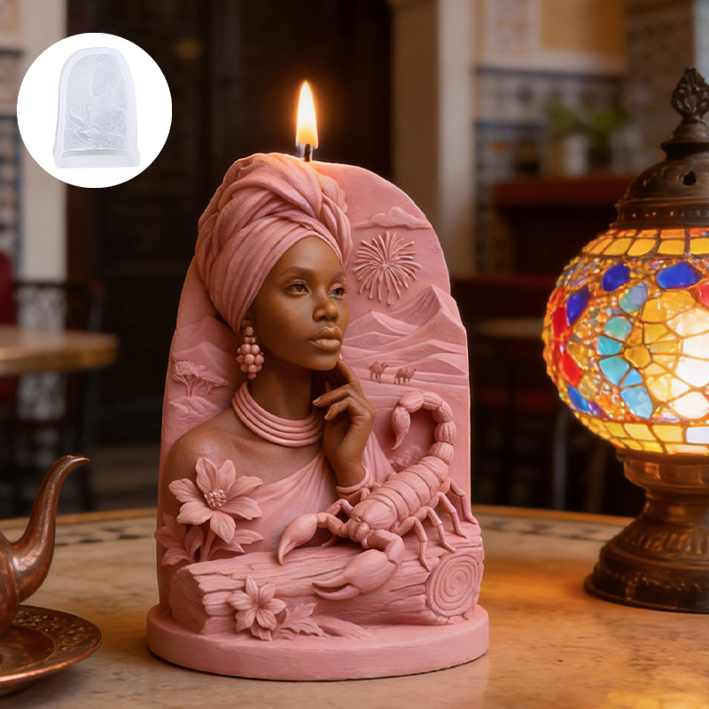 Molde de Silicone para Velas e - Candle. Queen avaliação e preço